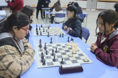 40 niñas y jóvenes participaron en el Campeonato de Ajedrez Escolar Femenino 2024 en San Antonio