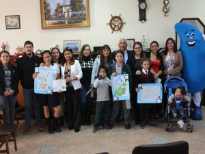Municipalidad de San Antonio recibió 400 dibujos de niños en concurso del Día Mundial del Agua