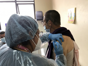Con total normalidad se dio inicio al proceso de vacunación contra el Covid-19 en San Antonio