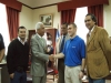 Delegación de rugbystas franceses visitó a alcalde Omar Vera 