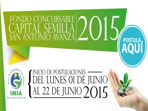 Capital Semilla San Antonio Avanza 2016 se postulará en línea