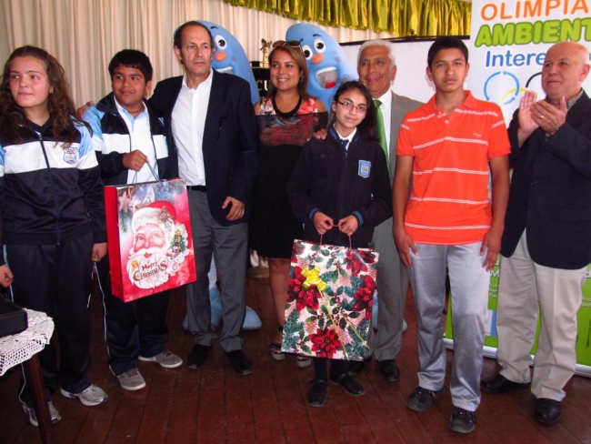 Premiaci&oacute;n Sexta Olimpiada Escolar Medioambiental 