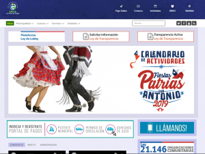 Web de la Municipalidad de San Antonio elegida entre los cuatro mejores a nivel nacional