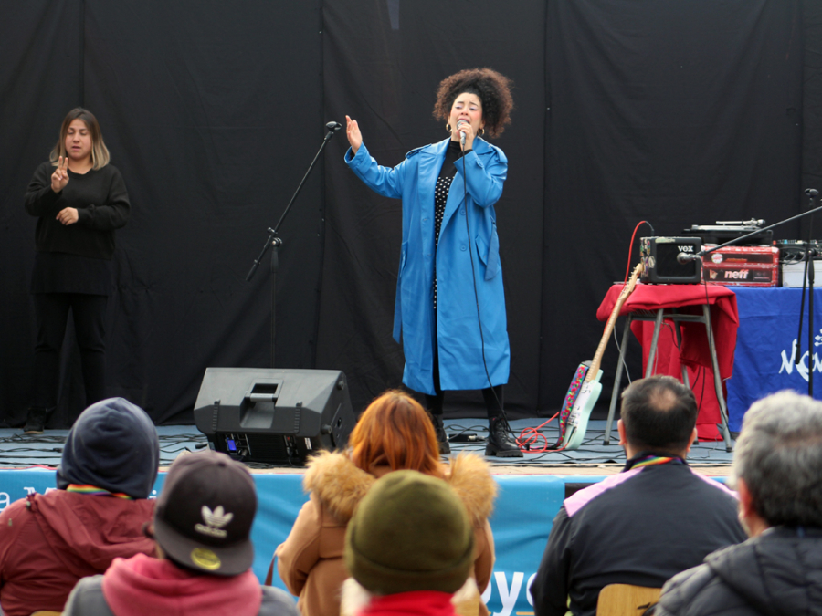 El hip hop se tomó la Plaza de Llolleo para conmemorar el Dia Internacional Contra la Tortura