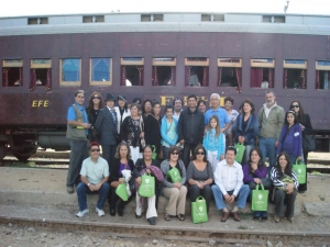 Dirigentes vecinales viajaron en tren del recuerdo de EFE