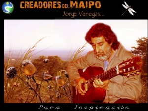 Este sábado 14 de agosto, Jorge Venegas se presenta en el ciclo musical Creadores del Maipo