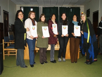 Programa de Asuntos Indígenas, Certifican  a participantes del curso de Cosmovisión Mapuche
