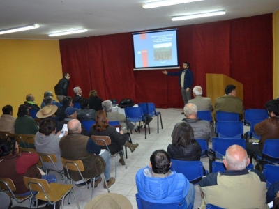 Autoridades y due&ntilde;os de predios se re&uacute;nen para conocer avances del Proyecto Sistema de Regad&iacute;o  de Cuncum&eacute;n