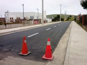 Municipio de San Antonio asfaltó 2 calles en Bellavista “Cesfam”  y  “viviendas tutelares”