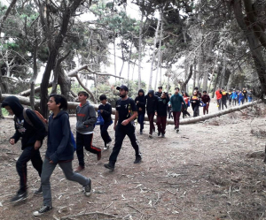 170 alumnos participaron de caminata con pulsera inteligente