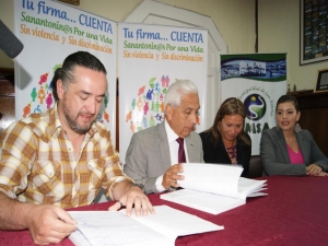 Con fiesta de la ciudadanía Municipio celebra las 12 mil firmas por la no violencia