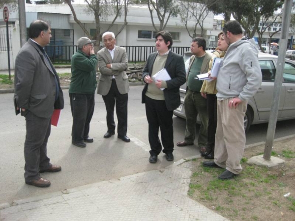Programa de terreno de los martes Alcalde visitó Llo lleo y sus alrededores