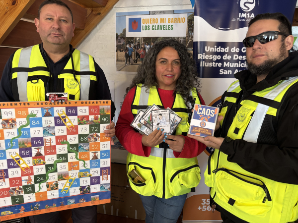 Equipo de Gesti&oacute;n del riesgo de desastres confeccion&oacute; educativos juegos de mesa