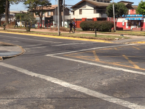 Esta semana partieron en San Antonio las obras de reparación de las calles dañadas producto del estallido social