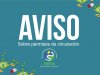Aviso permiso de circulaci&oacute;n
