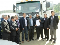 Sindicato de Pescadores Montemar recibi&oacute; su anhelado cami&oacute;n