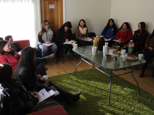 Dirección de Gestión Social imparte taller sobre violencia contra la mujer a programas del Sename