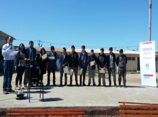 SENDA Previene: Estudiantes de San Antonio participan en mejoramiento de espacios de recreaci&oacute;n y descanso